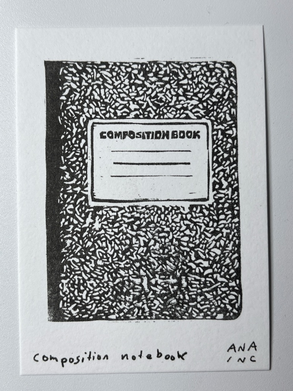 Anastasia Inciardi Composition Notebook Mini Print